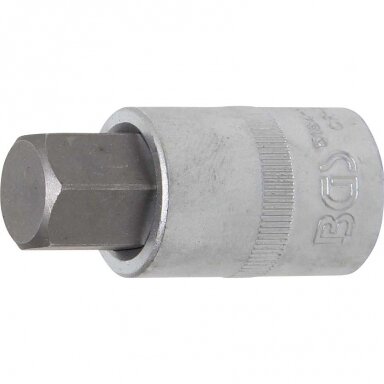 Antgalis įpresuotas į galvutę 1/2" HEX šešiakampis 17mm Antgalis įpresuotas į galvutę 1/2" HEX šešiakampis 17mm