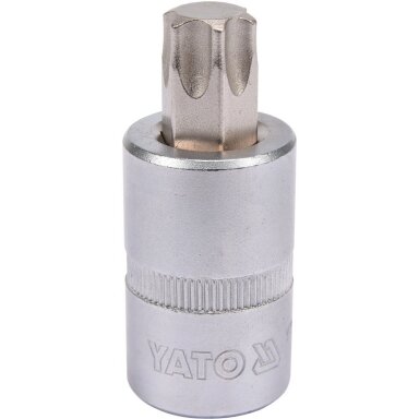Antgalis įpresuotas į galvutę 1/2", T60 x 55mm Antgalis įpresuotas į galvutę 1/2", T60 x 55mm