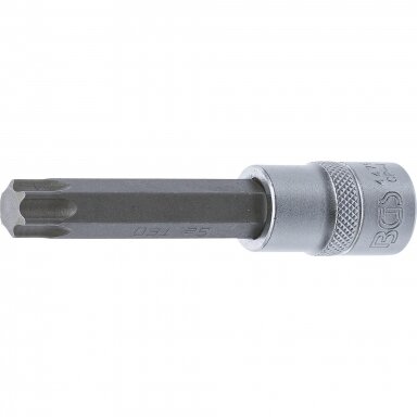 Antgalis įpresuotas į galvutę ilgis 100 mm 12,5 mm (1/2") T-star (Torx) T60 Antgalis įpresuotas į galvutę ilgis 100 mm 12,5 mm (1/2") T-star (Torx) T60