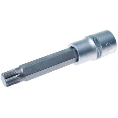 Antgalis įpresuotas į galvutę ilgis 100mm 1/2" Spline XZN M12 Antgalis įpresuotas į galvutę ilgis 100mm 1/2" Spline XZN M12