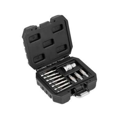 Antgalių rinkinys sugadintiems T-Star Torx su skyle 11 vnt. YT-04582 YATO