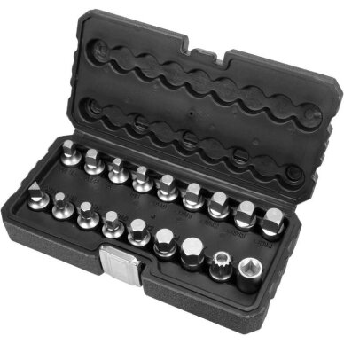 Antgaliai atsukti alyvos išleidimo varžtams | 10 mm (3/8") | 18 vnt. YATO