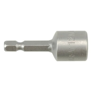 Antgalis -galvutė magnetinė CR-V, 1/4" 12x48 mm (YT-1507) Antgalis -galvutė magnetinė CR-V, 1/4" 12x48 mm (YT-1507)