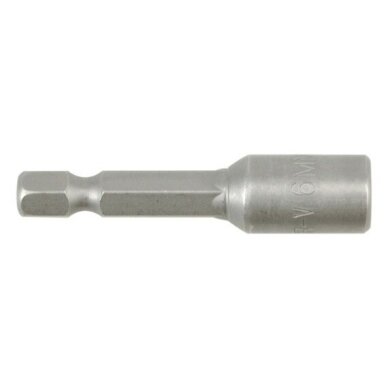 Antgalis -galvutė magnetinė CR-V, 1/4" 6x48 mm (YT-1501) Antgalis -galvutė magnetinė CR-V, 1/4" 6x48 mm (YT-1501)