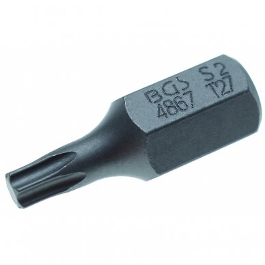 Antgalis ilgis 30 mm, 10 mm (3/8") storis, T-Star (Torx) T27 Antgalis ilgis 30 mm, 10 mm (3/8") storis, T-Star (Torx) T27