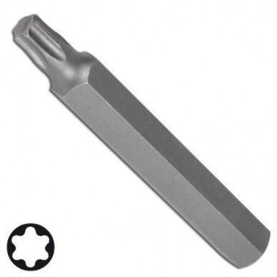 Antgalis, ilgis 75 mm, 10 mm (3/8") storis, T-Star (Torx) T27 1 Antgalis, ilgis 75 mm, 10 mm (3/8") storis, T-Star (Torx) T27 1