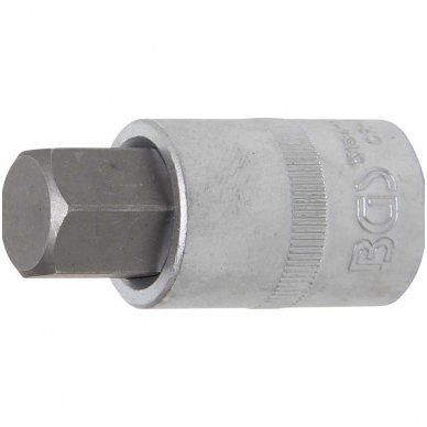 Antgalis įpresuotas į galvutę 1/2" HEX šešiakampis 17mm Antgalis įpresuotas į galvutę 1/2" HEX šešiakampis 17mm