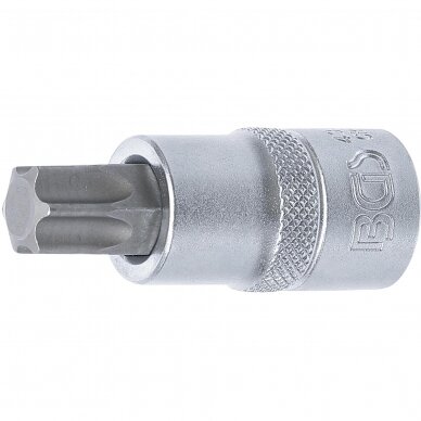 Antgalis įpresuotas į galvutę 1/2" T60 T-Star (Torx) BGS Antgalis įpresuotas į galvutę 1/2" T60 T-Star (Torx) BGS