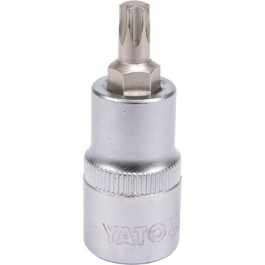 Antgalis įpresuotas į galvutę 1/2", T40 x 55 mm Antgalis įpresuotas į galvutę 1/2", T40 x 55 mm