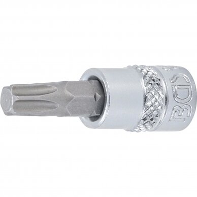 Antgalis T35 įpresuotas į galvutę 1/4" T-Star (Torx) BGS 2565 Antgalis T35 įpresuotas į galvutę 1/4" T-Star (Torx) BGS 2565