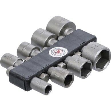 Antgalių / galvučių rinkinys | 6.3 mm (1/4") | 5-13 mm | 8 vnt. (67308) Antgalių / galvučių rinkinys | 6.3 mm (1/4") | 5-13 mm | 8 vnt. (67308)