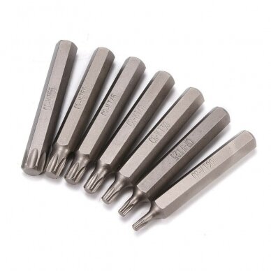 Antgalių rinkinys TORX HEX SPLIN, plastikinė dėžutė 40vnt. 3 Antgalių rinkinys TORX HEX SPLIN, plastikinė dėžutė 40vnt. 3