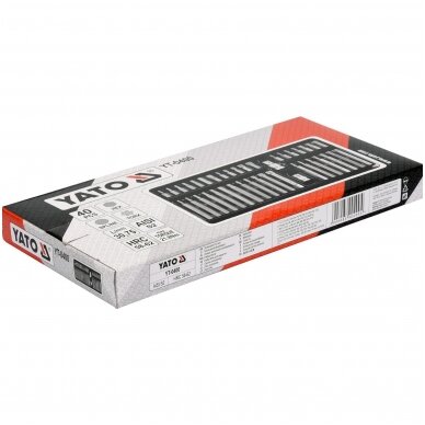 Antgalių rinkinys S2 torx/hex/spline 40 vnt. YATO YT-0400 4 Antgalių rinkinys S2 torx/hex/spline 40 vnt. YATO YT-0400 4