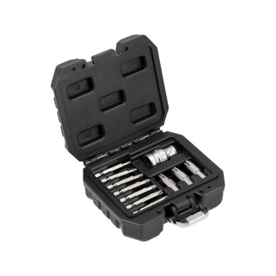 Antgalių rinkinys sugadintiems T-Star Torx su skyle 11 vnt. YT-04582 YATO