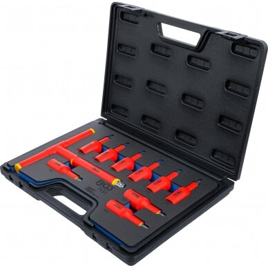 Antgalių rinkinys VDE 12,5 mm (1/2") T-Star (Torx ) T20 - T55 10 vnt. BGS-technic 4 Antgalių rinkinys VDE 12,5 mm (1/2") T-Star (Torx ) T20 - T55 10 vnt. BGS-technic 4