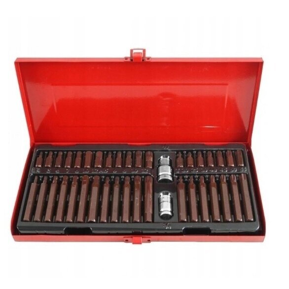 Antgalių rinkinys S2 torx/hex/spline 40 vnt. 1