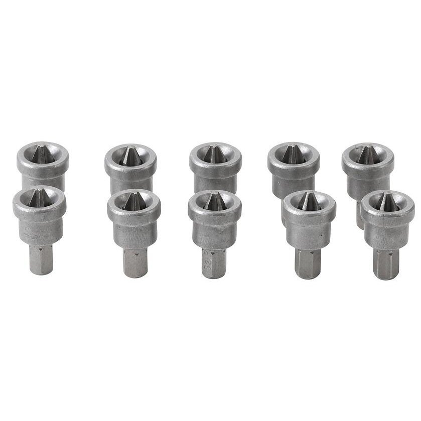 Antgaliai - ribotuvai gipso plokštėms 1/4" PH2 10vnt. Kraftmann Antgaliai - ribotuvai gipso plokštėms 1/4" PH2 10vnt. Kraftmann