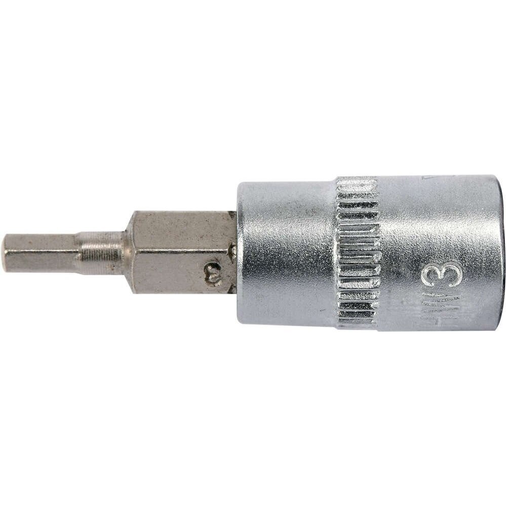 Antgalis H3 mm Hex šešiakampis įpresuotas į galvutę 1/4" YATO YT-04370 1 Antgalis H3 mm Hex šešiakampis įpresuotas į galvutę 1/4" YATO YT-04370 1