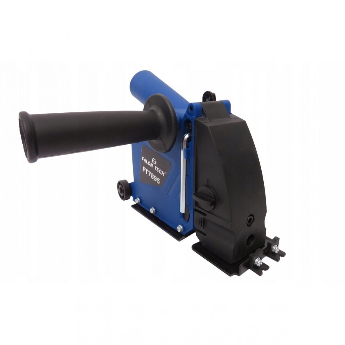 Apsauga nuo dulkių su ištraukimo anga kampiniams šlifuokliams 115mm, 125mm 6 Apsauga nuo dulkių su ištraukimo anga kampiniams šlifuokliams 115mm, 125mm 6