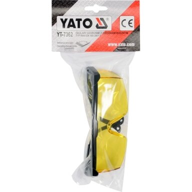 Apsauginiai akiniai geltoni YATO
