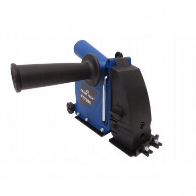 Apsauga nuo dulkių su ištraukimo anga kampiniams šlifuokliams 115mm, 125mm 6 Apsauga nuo dulkių su ištraukimo anga kampiniams šlifuokliams 115mm, 125mm 6