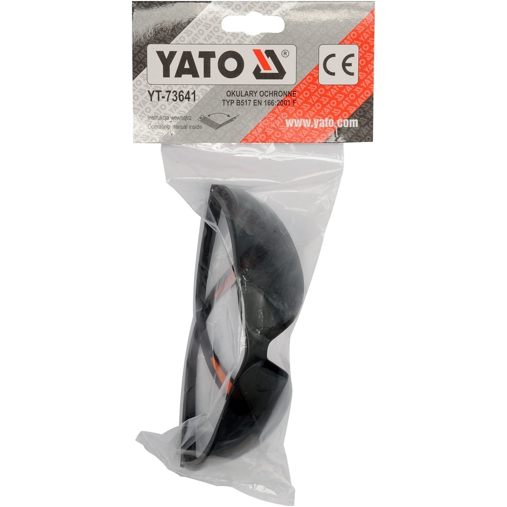 Apsauginiai akiniai pilki YATO 1
