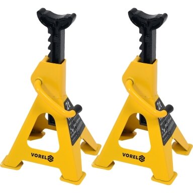 Atramų komplektas 2 vnt. 265-390mm. 2T Vorel Atramų komplektas 2 vnt. 265-390mm. 2T Vorel