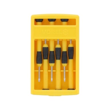Preciziniai atsuktuvai T5-T10, 6vnt. Vorel 64554 Preciziniai atsuktuvai T5-T10, 6vnt. Vorel 64554