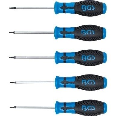 Atsuktuvų rinkinys T-Star su skyle (Torx) T6-T10 5vnt. BGS-Technic Atsuktuvų rinkinys T-Star su skyle (Torx) T6-T10 5vnt. BGS-Technic