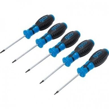 Atsuktuvų rinkinys T-Star su skyle (Torx) T6-T10 5vnt. BGS-Technic Atsuktuvų rinkinys T-Star su skyle (Torx) T6-T10 5vnt. BGS-Technic