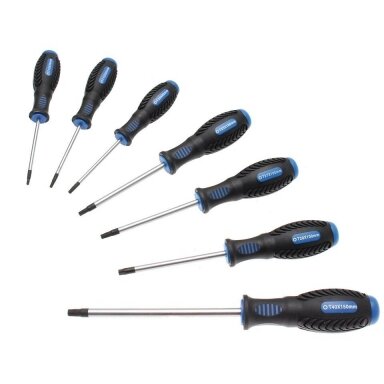 Atsuktuvų rinkinys T-Star (Torx) T10-T40 7vnt. BGS-Technic Atsuktuvų rinkinys T-Star (Torx) T10-T40 7vnt. BGS-Technic
