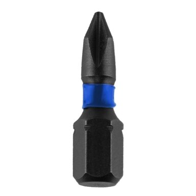 Atsuktuvų smūginiai antgaliai Phillips PH1x25mm, 2vnt 18A52PH10-02 DEDRA