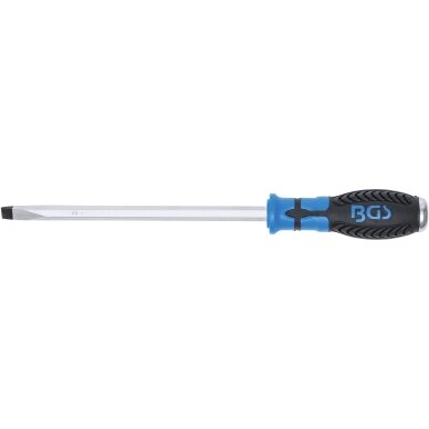 Atsuktuvas kalamas | Plokščias 10 mm | Ašmenų ilgis 200 mm | su 6.3 (1/4") skyle rankenoje BGS Atsuktuvas kalamas | Plokščias 10 mm | Ašmenų ilgis 200 mm | su 6.3 (1/4") skyle rankenoje BGS