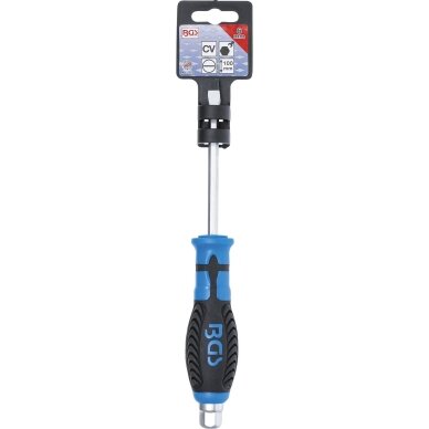 Atsuktuvas | su išoriniu šešiakampiu | Slot SL 6 mm | Ašmenų ilgis 100 mm BGS 2 Atsuktuvas | su išoriniu šešiakampiu | Slot SL 6 mm | Ašmenų ilgis 100 mm BGS 2