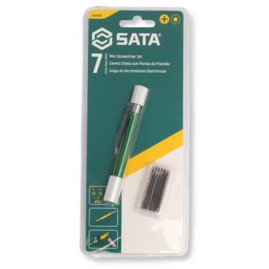 Atsuktuvas su keičiamais antgaliais mini 6vnt. (PH/torx) SATA 4