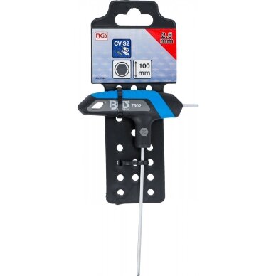 Atsuktuvas su T formos rankena | vidinis šešiakampis | 2.5 mm BGS 2