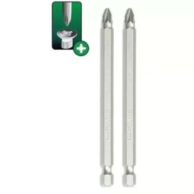 Atsuktuvo antgaliai Pozidriv PZ2 150mm 2vnt. 18A05PZ23-02 DEDRA Atsuktuvo antgaliai Pozidriv PZ2 150mm 2vnt. 18A05PZ23-02 DEDRA