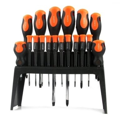 Atsuktuvų rinkinys | su stovu | 18 vnt. 1