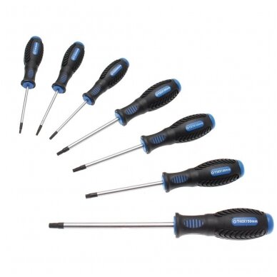 Atsuktuvų rinkinys T-Star (Torx) T10-T40 7vnt. BGS-Technic Atsuktuvų rinkinys T-Star (Torx) T10-T40 7vnt. BGS-Technic