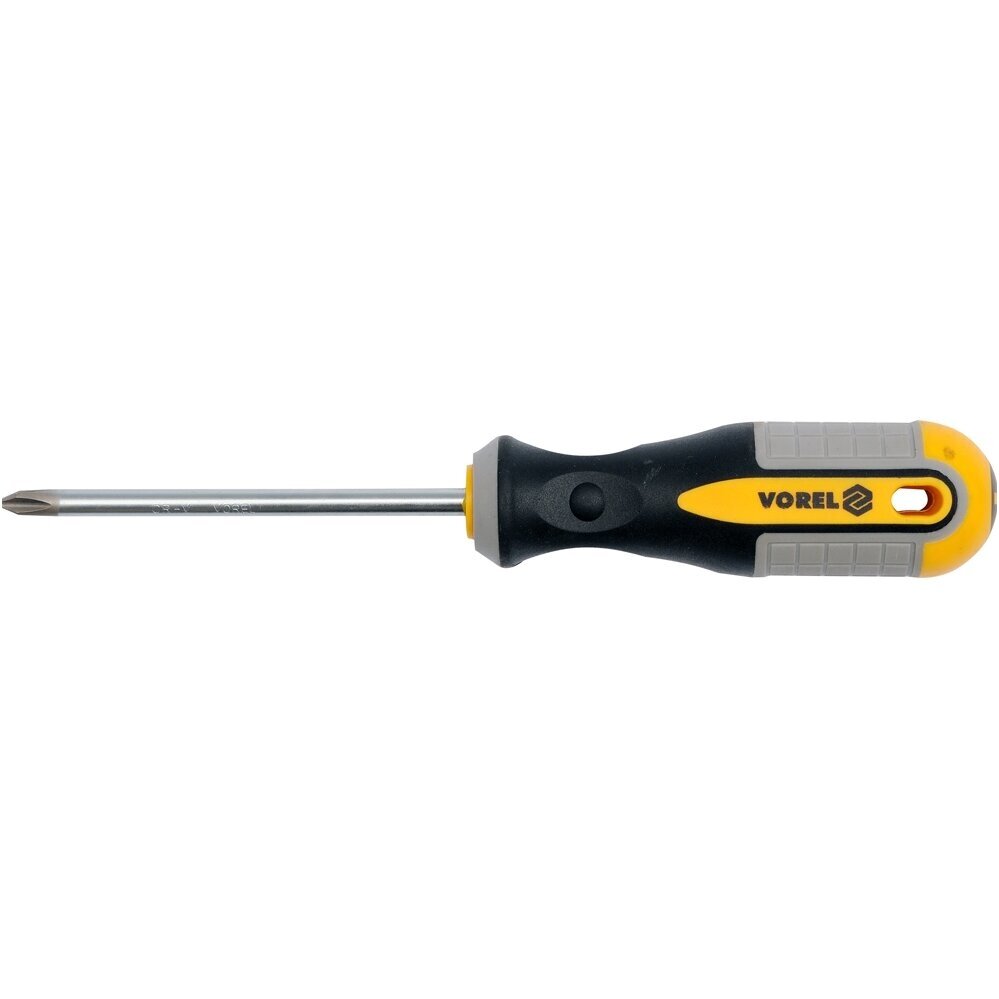 Atsuktuvas kryžminis, PH1x150mm Cr-V Vorel Atsuktuvas kryžminis, PH1x150mm Cr-V Vorel