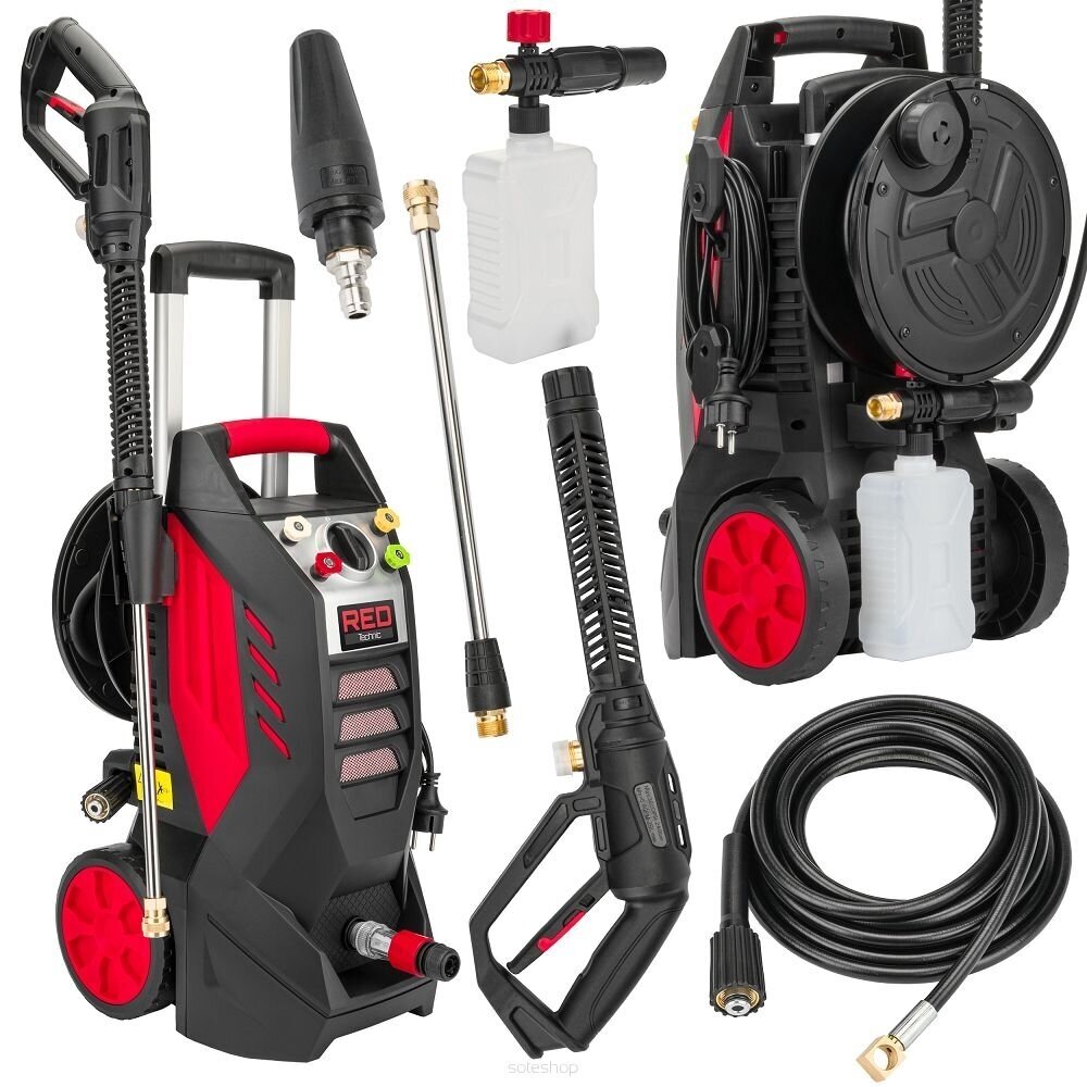 Aukšto slėgio plovykla 2500W TURBO RED TECHNIC RTMC0029 Aukšto slėgio plovykla 2500W TURBO RED TECHNIC RTMC0029
