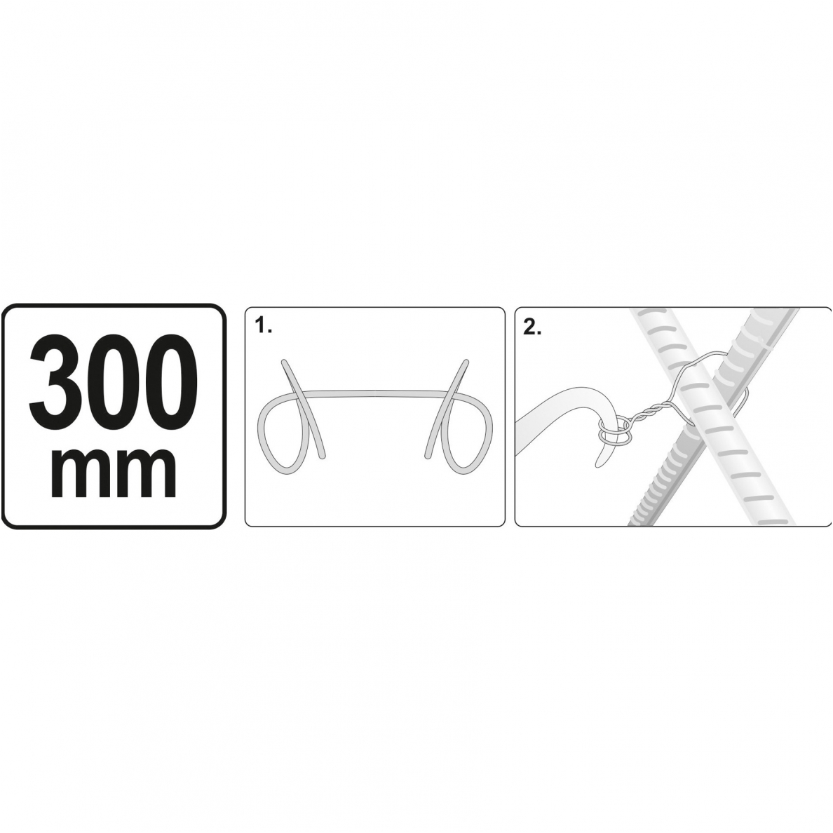 Automatinis armatūros vielos sukiklis 310mm YATO 1 Automatinis armatūros vielos sukiklis 310mm YATO 1