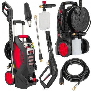 Aukšto slėgio plovykla 2500W TURBO RED TECHNIC RTMC0029 Aukšto slėgio plovykla 2500W TURBO RED TECHNIC RTMC0029