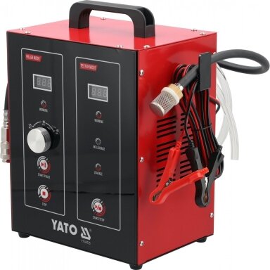 Aušinimo sistemos slėgio tikrinimo ir pildymo rinkinys | 12 V DC | 30 W | 0,2 MPa YATO Aušinimo sistemos slėgio tikrinimo ir pildymo rinkinys | 12 V DC | 30 W | 0,2 MPa YATO