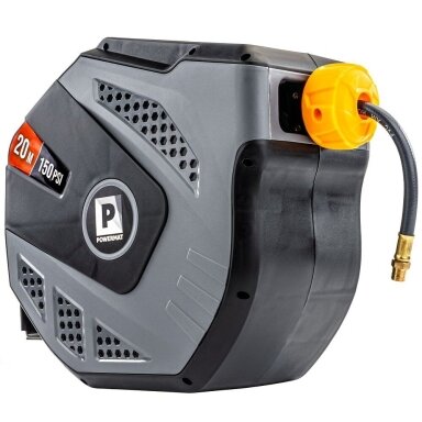 Automatinė pneumatinė žarnos ritė 5/16" 10bar 20m POWERMAT Automatinė pneumatinė žarnos ritė 5/16" 10bar 20m POWERMAT