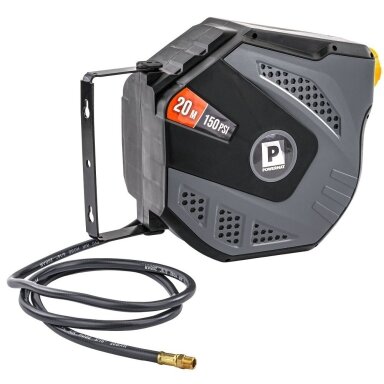 Automatinė pneumatinė žarnos ritė 5/16" 10bar 20m POWERMAT Automatinė pneumatinė žarnos ritė 5/16" 10bar 20m POWERMAT