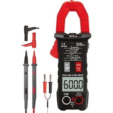 Automatinės srovės matavimo replės AC/DC 600A YATO YT-73093 Automatinės srovės matavimo replės AC/DC 600A YATO YT-73093