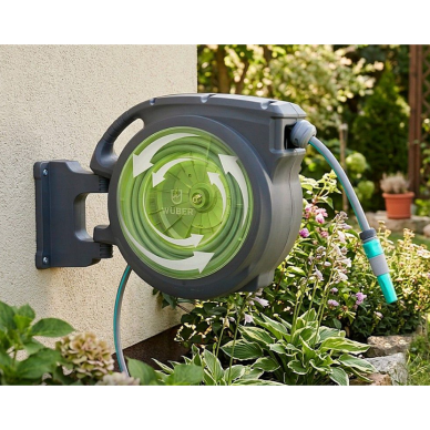 Automatinė sodo žarnos ritė WUBER 20 m 7 Automatinė sodo žarnos ritė WUBER 20 m 7