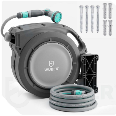 Automatinė sodo žarnos ritė WUBER 20 m 1 Automatinė sodo žarnos ritė WUBER 20 m 1