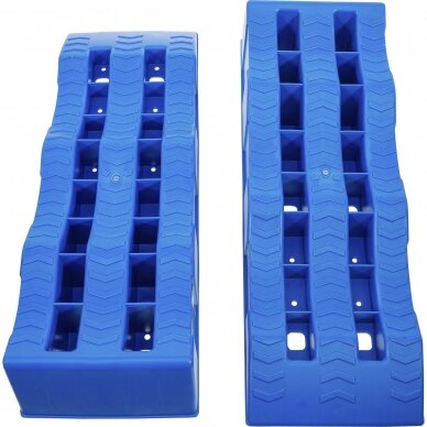 Automobilio rampų rinkinys 2vnt, plastikas, 3 užvažiavimo aukščiai BGS 74402 2 Automobilio rampų rinkinys 2vnt, plastikas, 3 užvažiavimo aukščiai BGS 74402 2